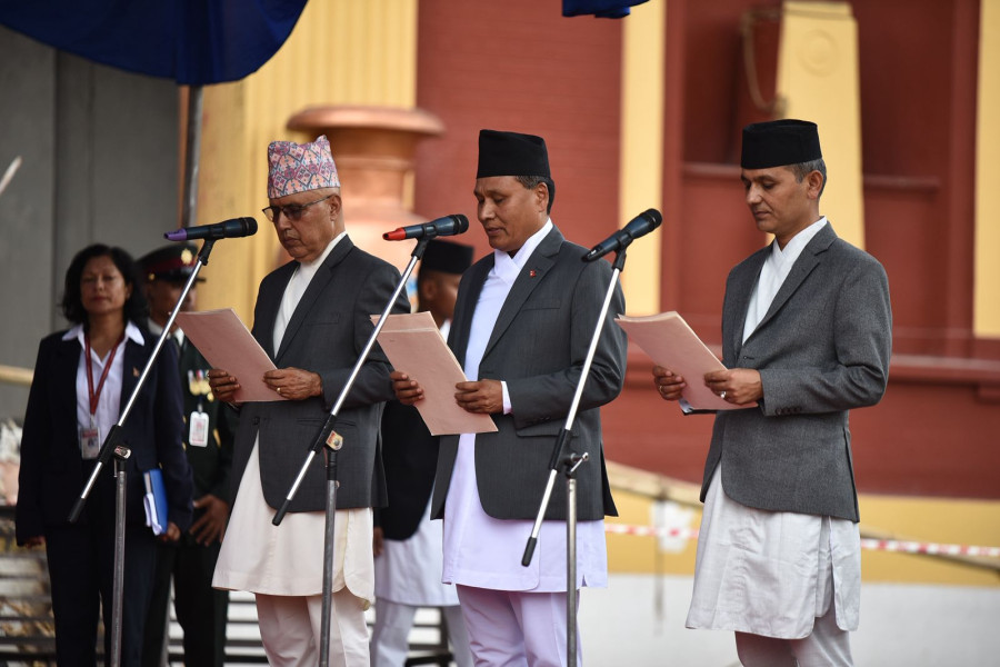 नयाँ मन्त्रिपरिषद् विस्तार : तीन मन्त्रीको शपथ, कुशल नेतृत्वको संकेत?